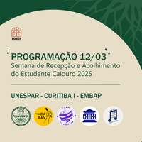 Programação completa da Semana de Recepção e Acolhimento dos Calouros 2025