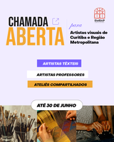 Chamada aberta para artistas visuais de Curitiba e Região Metropolitana