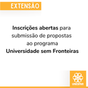 Inscrições abertas para submissão de propostas ao programa Universidade sem Fronteiras.png